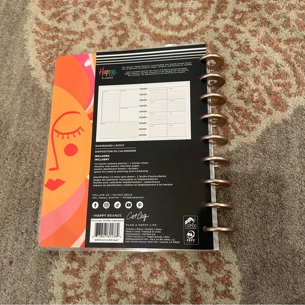 Happy Planner Vibrant Sunburst Design - Picture 7 of 7